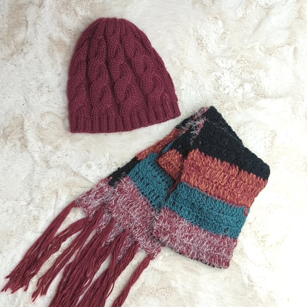 Winter Hat and Scarf Set